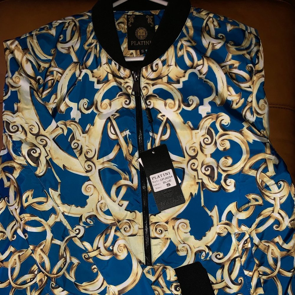 Platini Patterned Bomber Jacket
